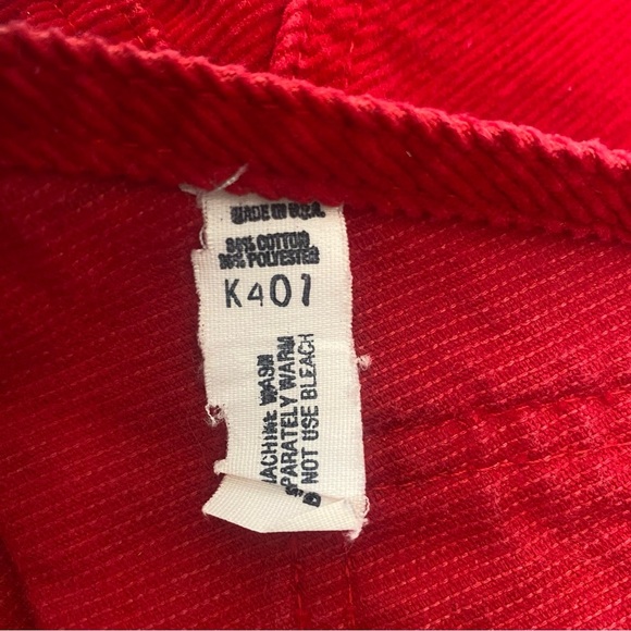 OshKosh B'gosh Red Kids Overalls Small - Picture 4 of 5